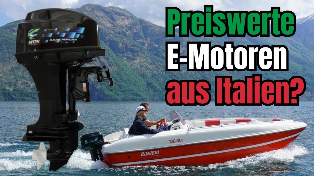 Günstige E-Motoren aus Italien? - MITEK Elektromotoren auf der boot 2023