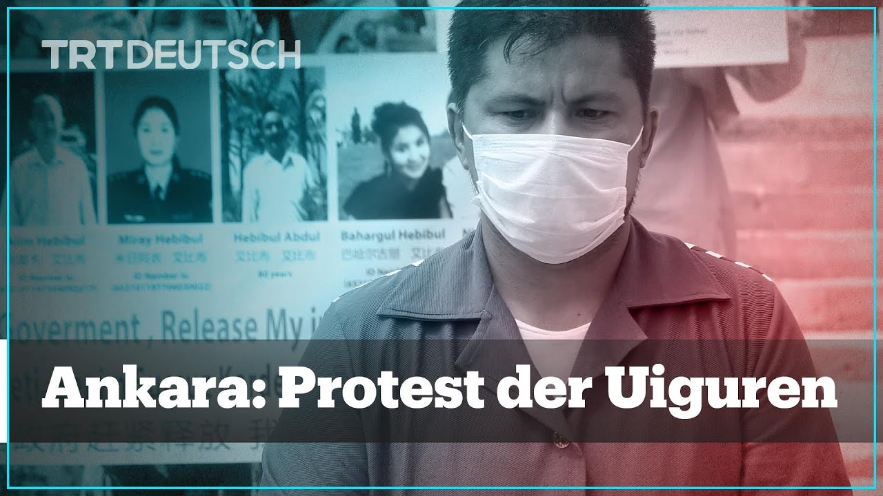 Uiguren protestieren für die Rechte ihrer Familienmitglieder in China