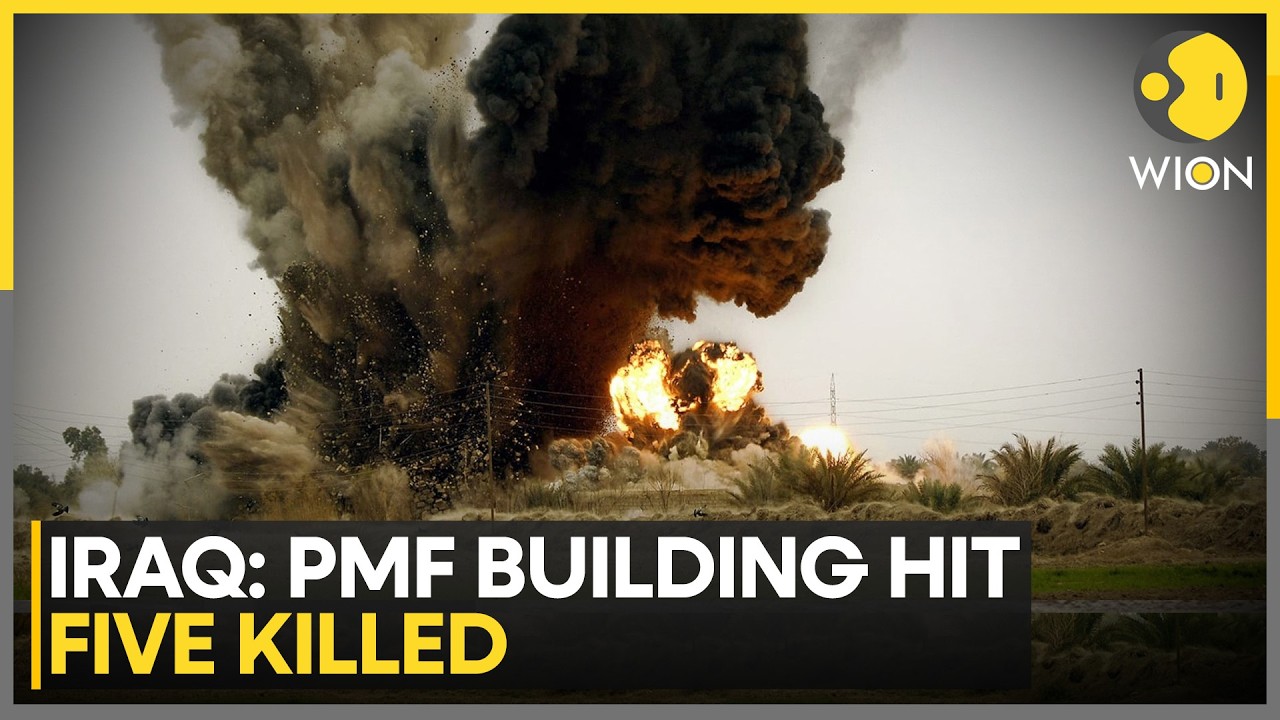 Iran War: US Launches Strikes on PMF Building Near Kirkuk Airport, Five Fighters Killed | WION News