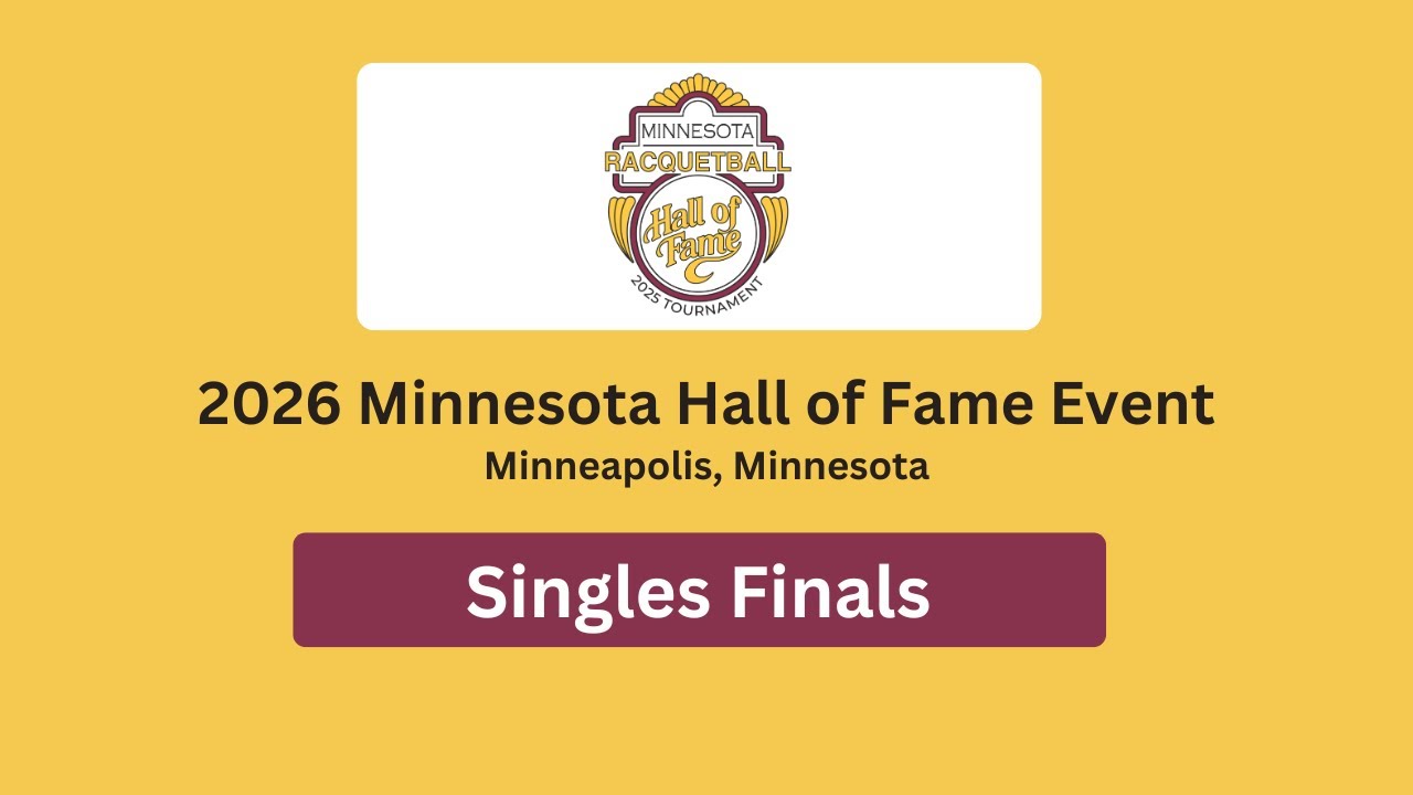KWM MINNESOTA RACQUETBALL HALL OF FAME 2026