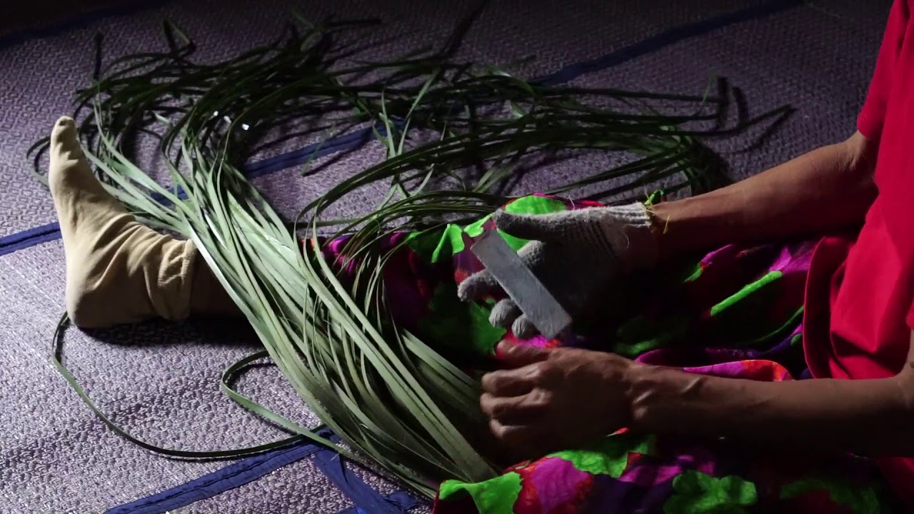 cara pengeringan daun pandan untuk anyaman oleh ibu rosidah