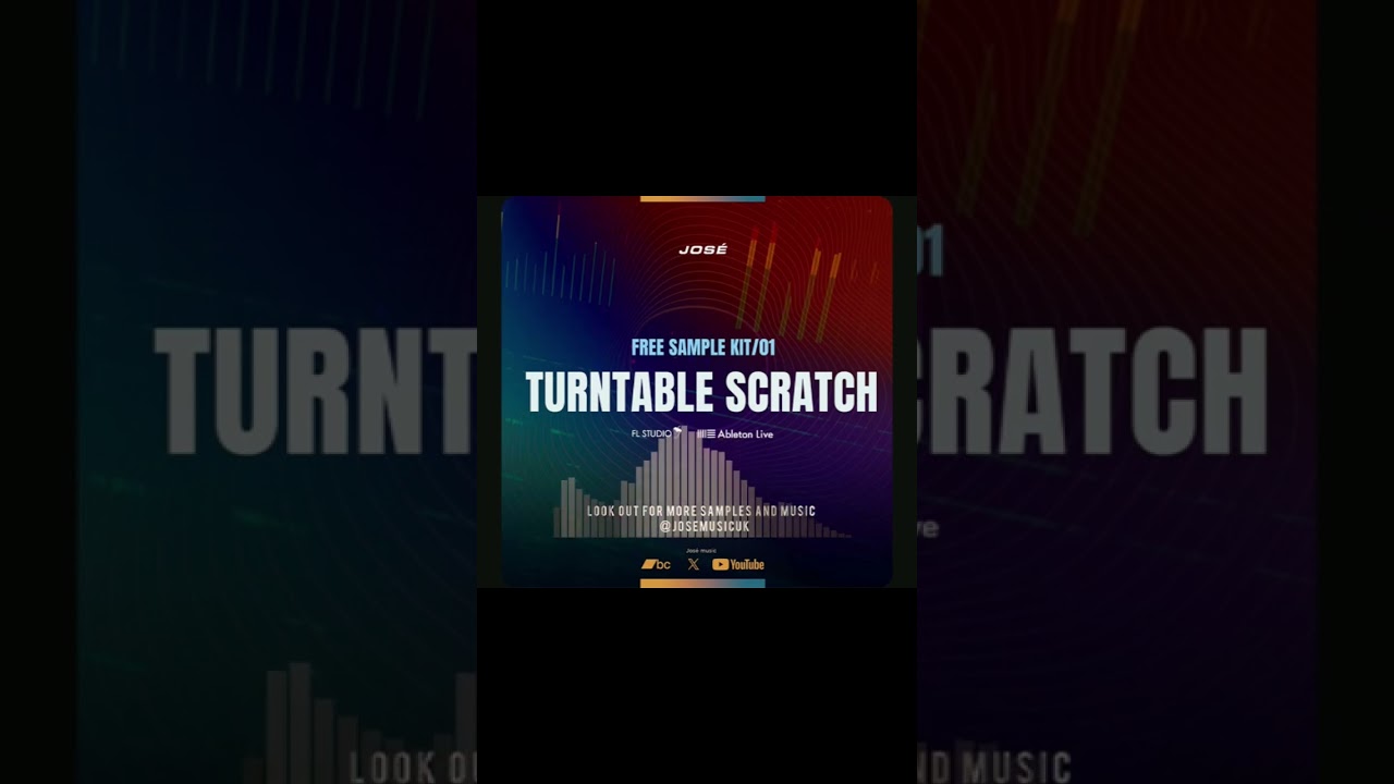 Free Turntable scratches sample kit Vol.1 #music #samplekit #sound