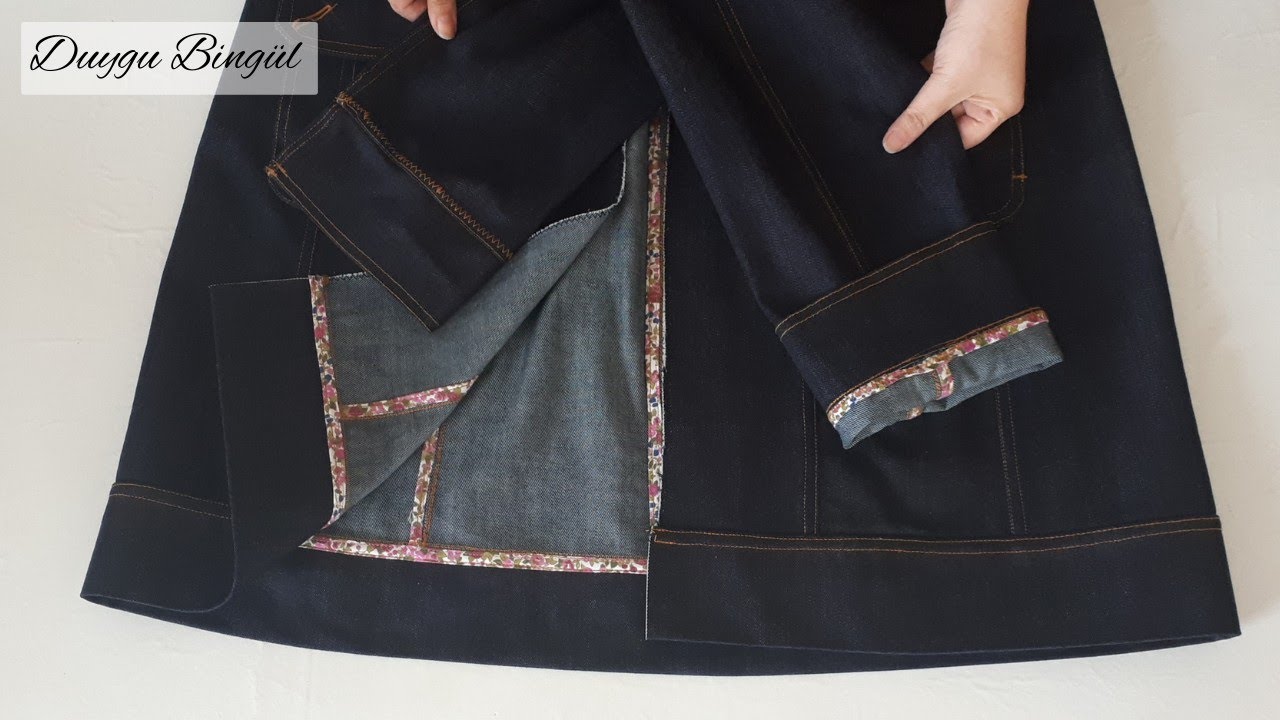 Trench Coat Hem and Cuff Sewing / Sewing Teacher D.B.