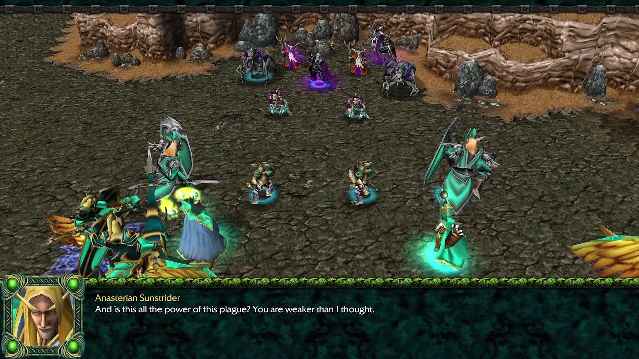 King Anasterian makes a mockery of Arthas