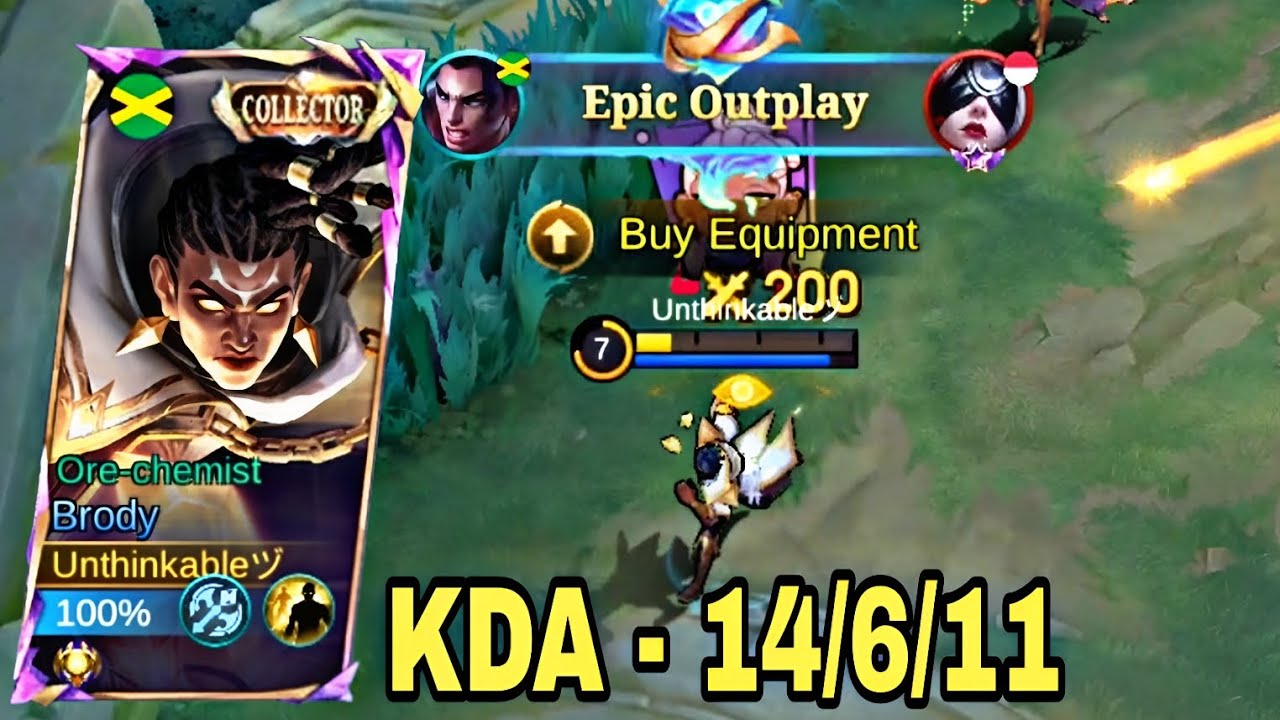 CORE GAMEPLAY I FINALLY HAVE THE BRODY COLLECTOR SKIN | BRODY GAMEPLAY | MLBB 