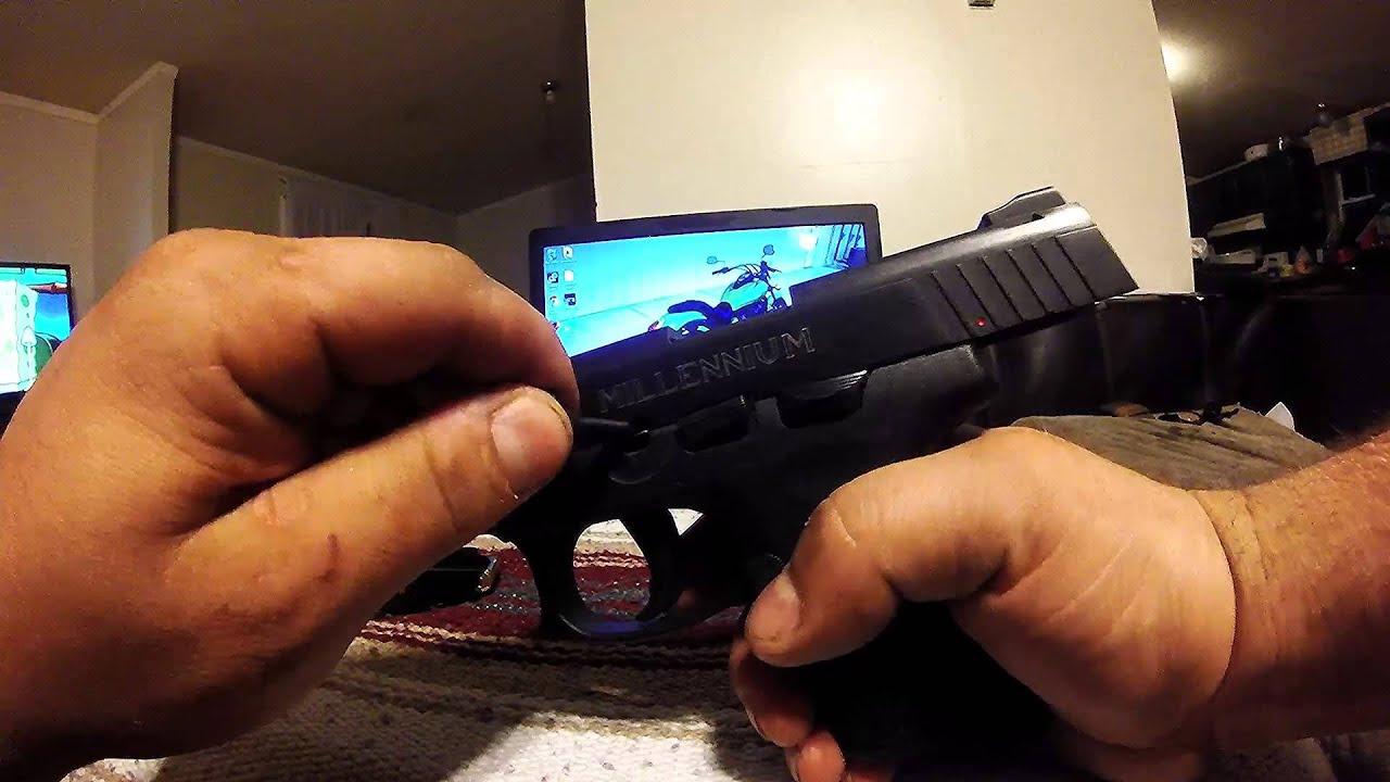 Taurus PT140 Millenium Mil Pro How to take apart disassembly teardown field strip