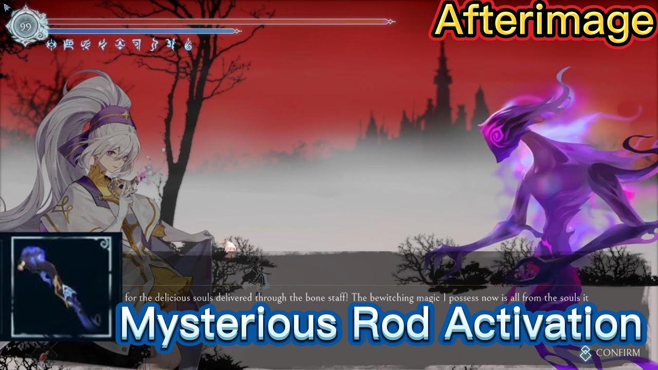 Afterimage Mysterious Rod Activation, Quest 