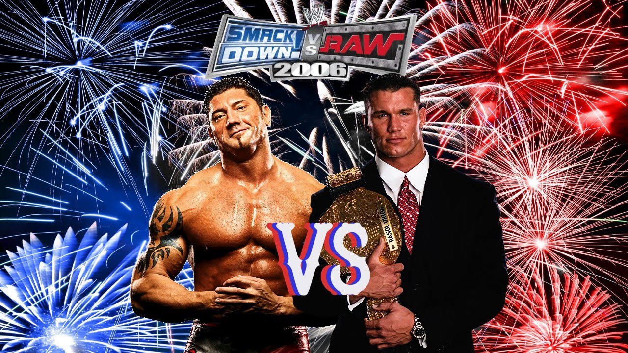 Scott Jay's WWE Smackdown vs RAW 2006 Definitive Edition Matches Batista vs Randy Orton