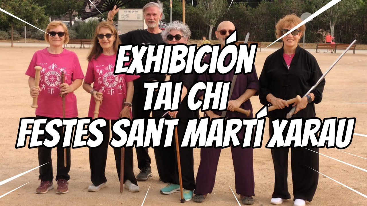 ✨ Exhibición de Tai Chi en Sant Martí 2025  🌸 Diferentes formas de Tai Chi y Qi Gong en acción