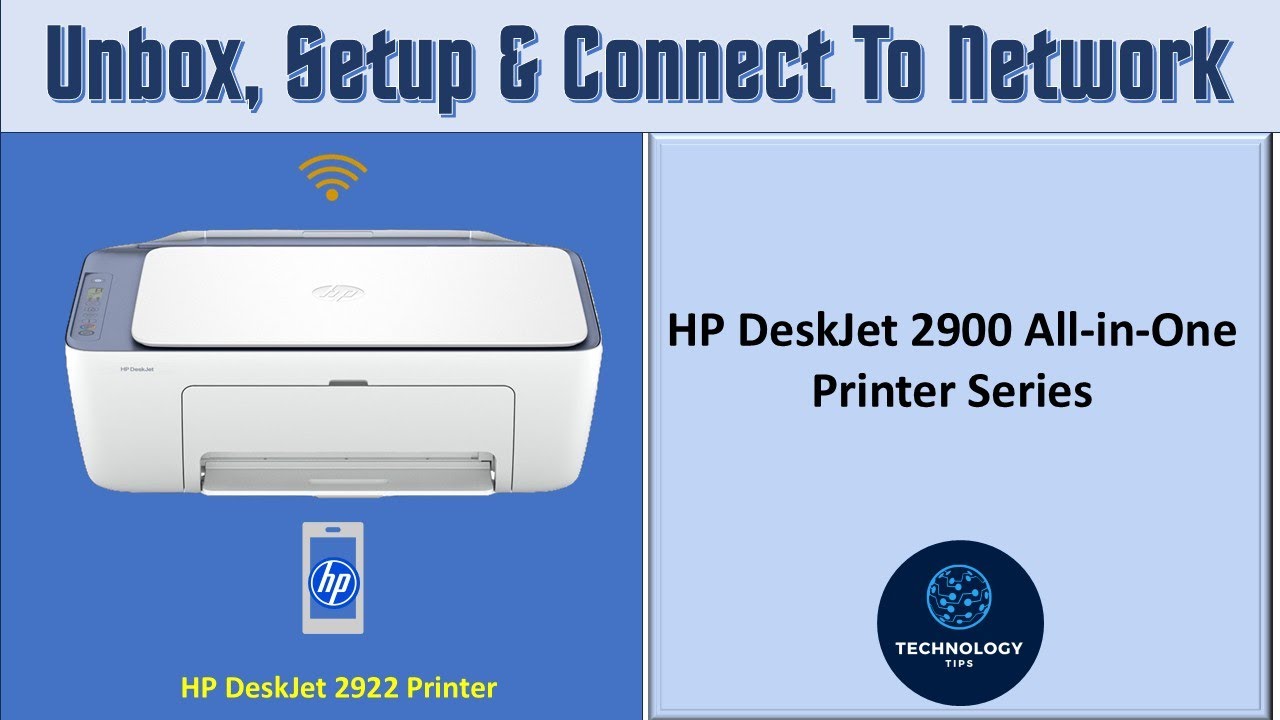 Принтер HP DeskJet 2922: распаковка, настройка, подключение к сети и использование