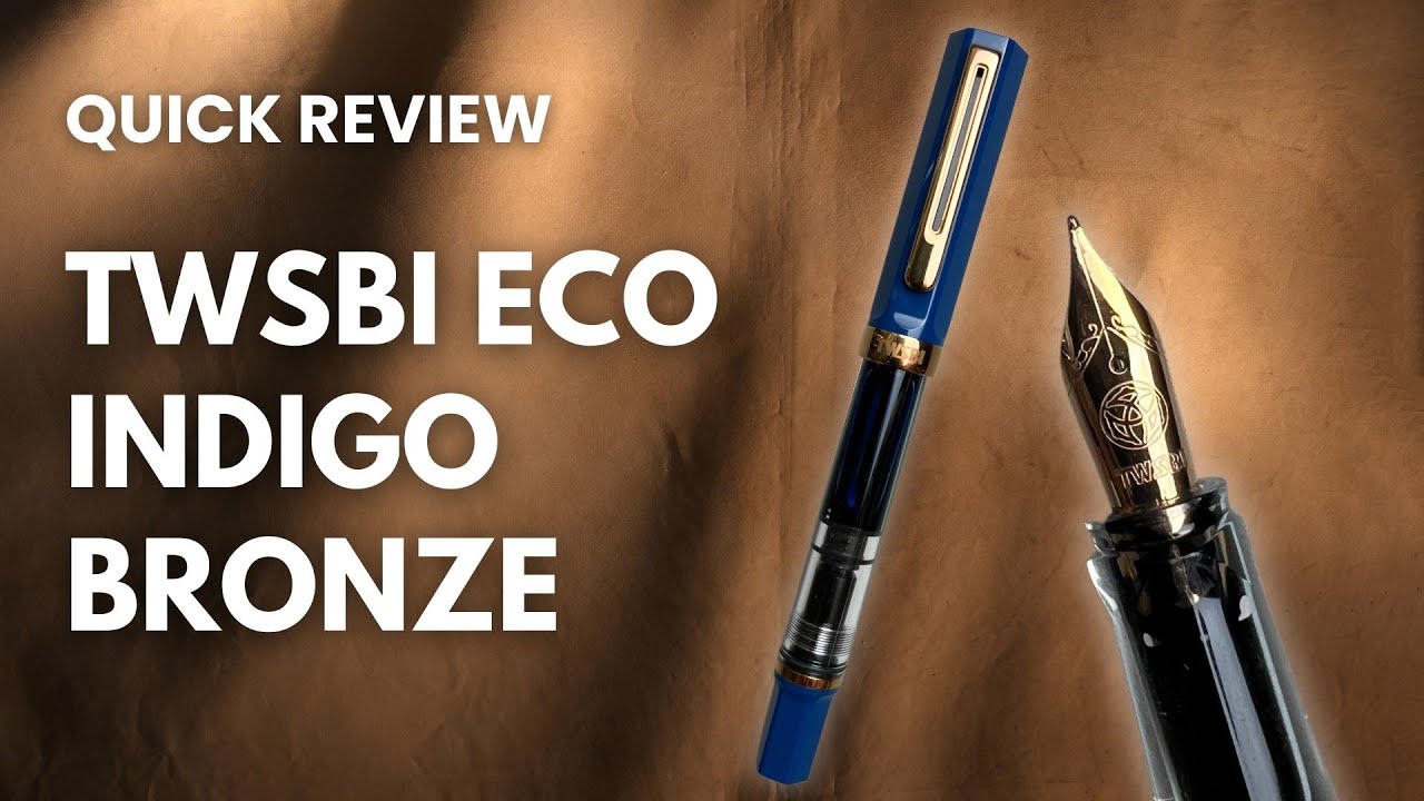 When Bronze is Better than Gold: The TWSBI Eco Indigo Blue & Bronze Special Edition