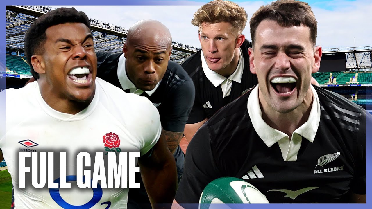 All Blacks v England 2024 Twickenham | FULL MATCH | SECONDS To Go! A Game-changing penalty + sin bin