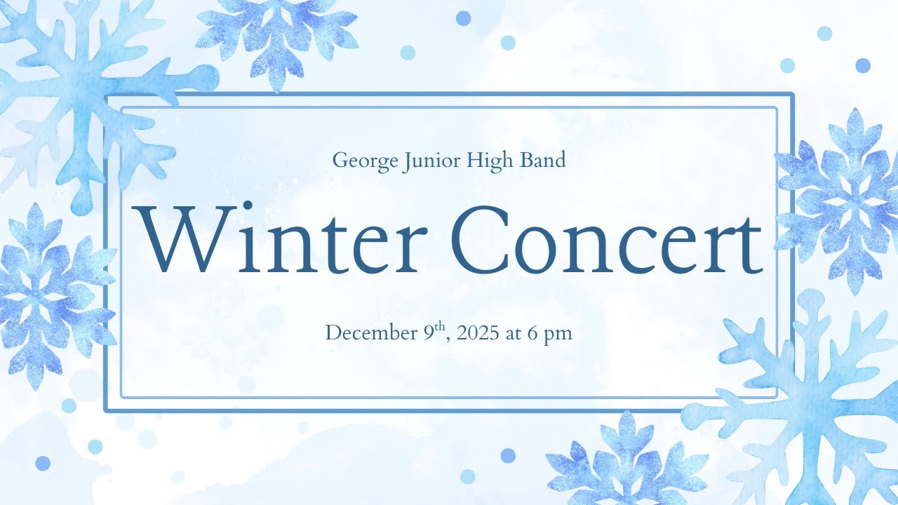 George Junior High | GJH Band Winter Concert