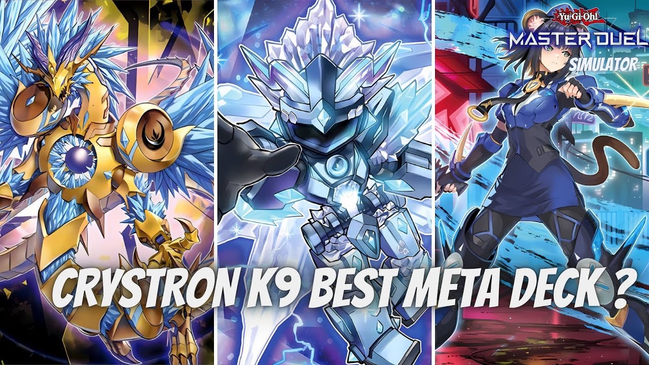 K9 Crystron Combo Deck Unleashed! | Master Duel Pro Replays & Simulation