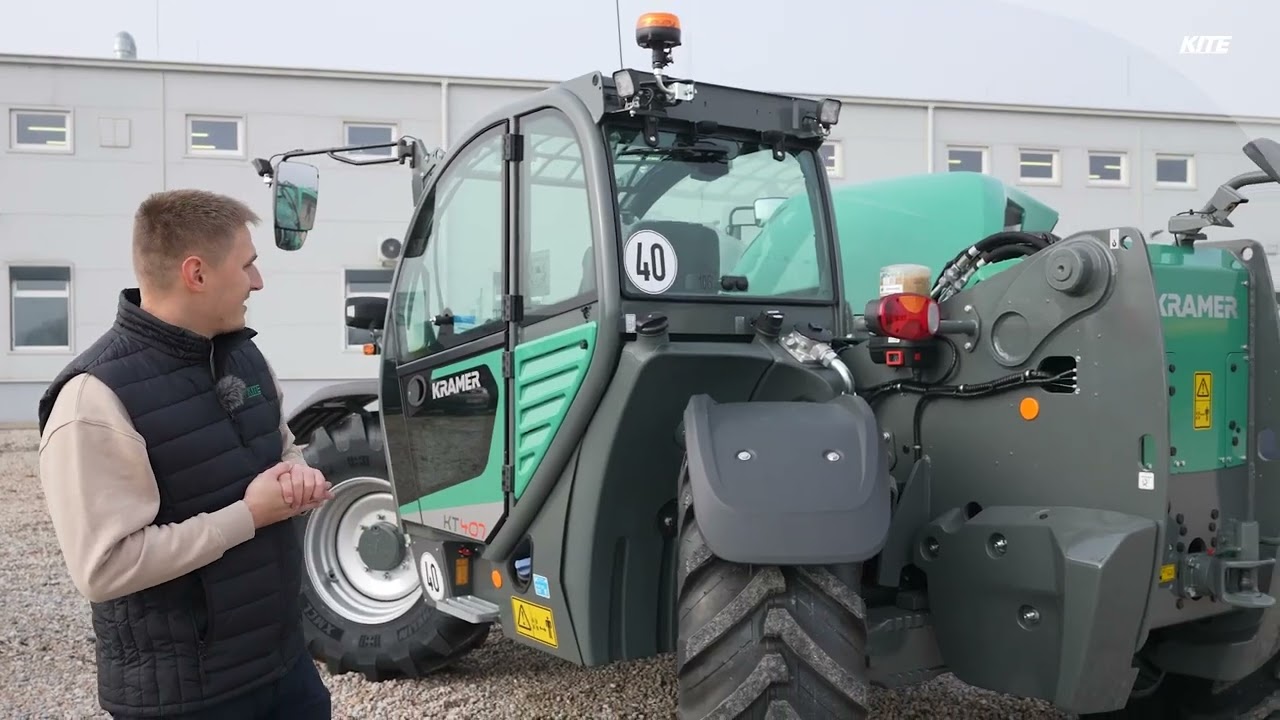 Bemutatkoznak a Kramer család újabb tagjai, a KT407 és a KT457 teleszkópos rakodógépek.