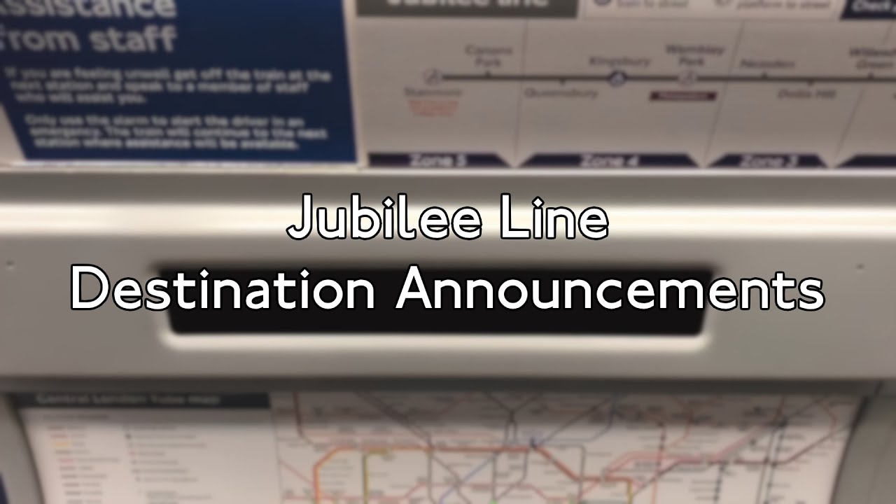 Jubilee Line - Destination Announcements (PIS Emulation)