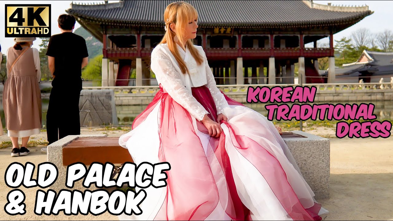 Going to an Old Palace in Seoul with Traditional Dress, Hanbok💕