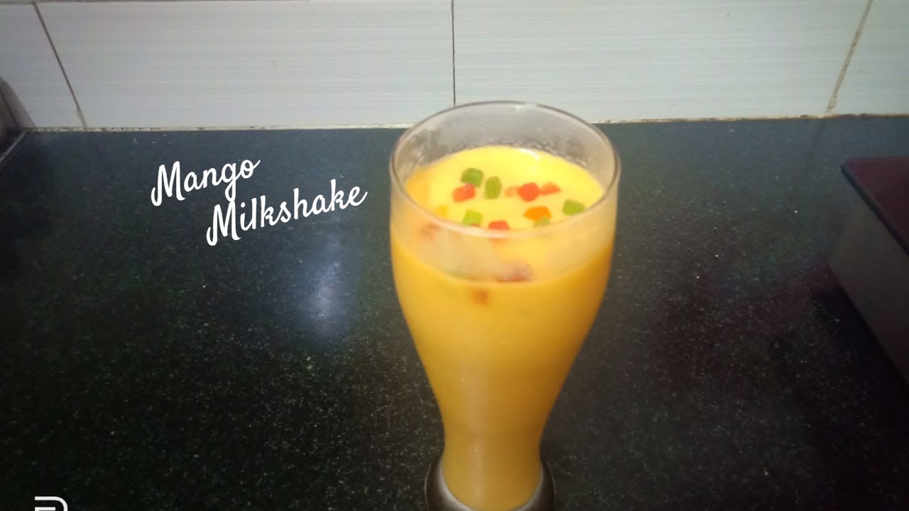 Mango Milkshake Recipe | मैंगो मिल्क शेक | Fresh Mango Milkshake | FoodCraft 5015