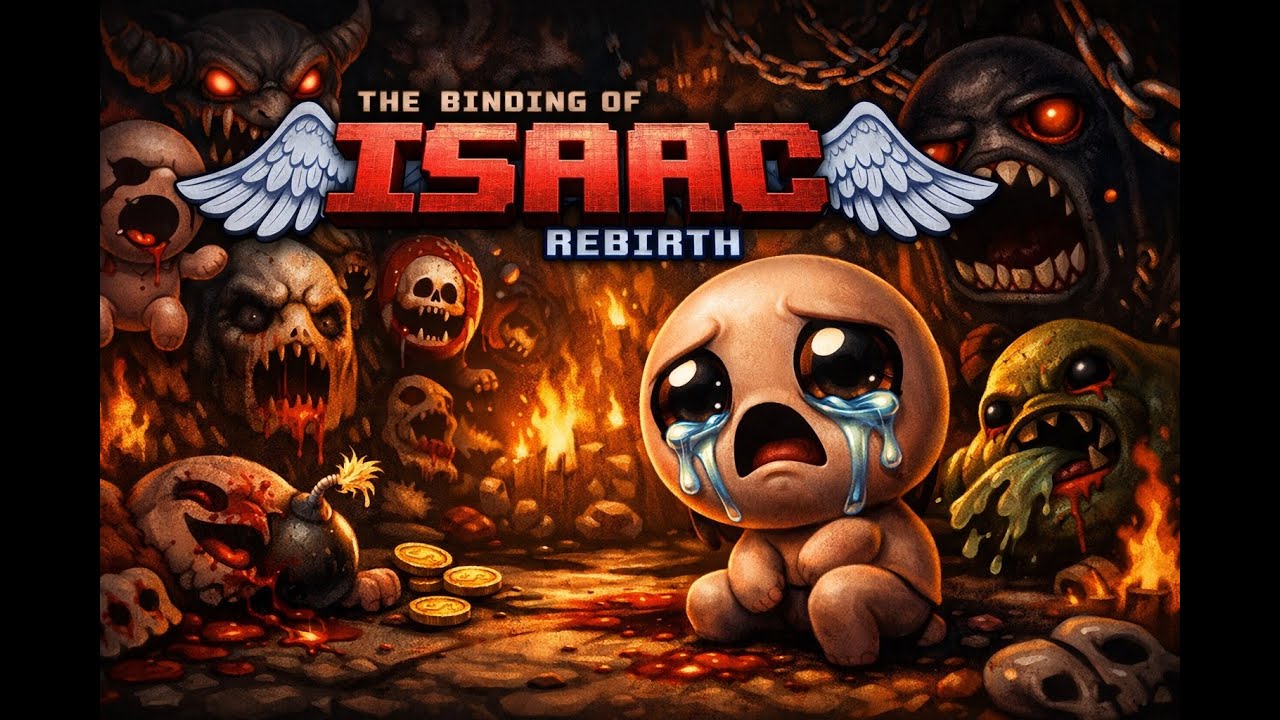 The Binding of Isaac играет новичок 786/1000 нужна твоя подписка