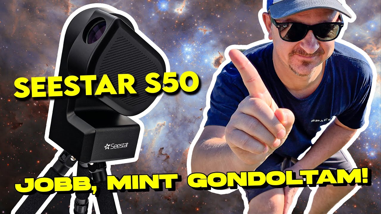 #18 Seestar S50 - JOBB, mint gondoltam!! Spacejunkie Zoom #seestar #seestars50 #spacejunkie