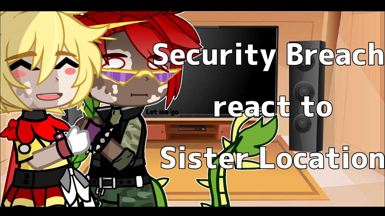 [FNaF] Security Breach react to Sister Location ¦ ENG|RUS|OLD