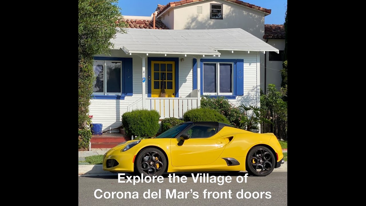 Explore the Village of Corona del Mar's front doors