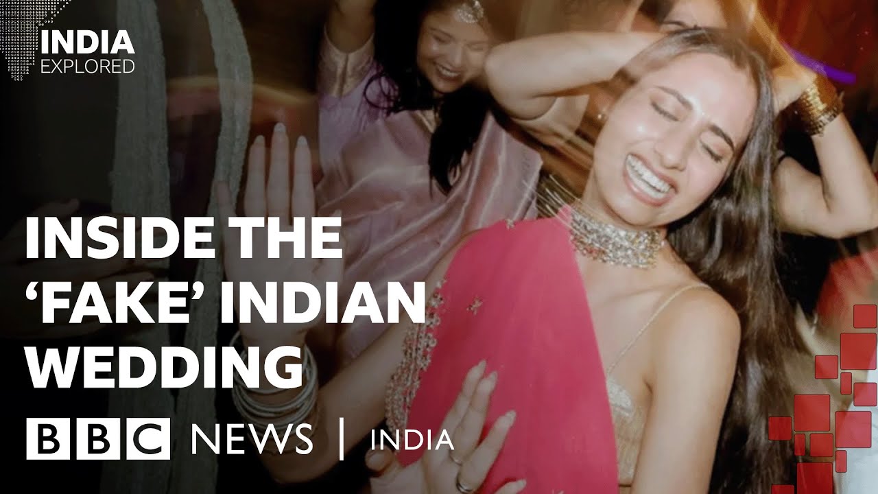 The big fat 'fake' Indian wedding: Gen Z's latest party trend | BBC News India