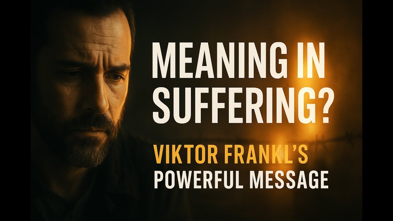 Finding Meaning In Suffering | Viktor Frankl's Life Changing Philosophy