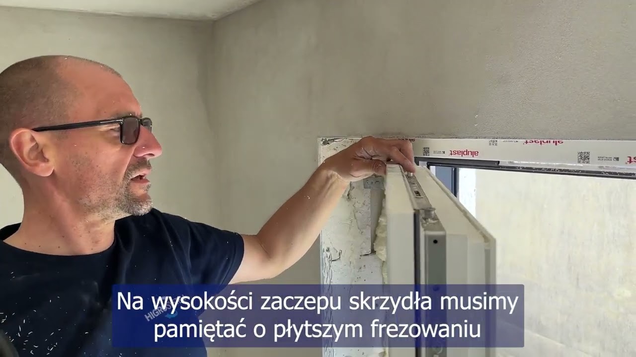 Montaż Nawiewników Okiennych z przymiarem Higrosystem - nawiewniki okienne AMO Aldes i EXR Aereco.