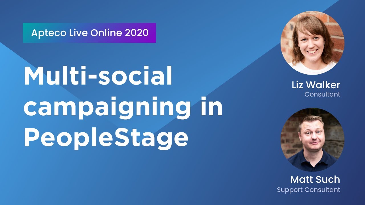 Multi-social campaigning in PeopleStage