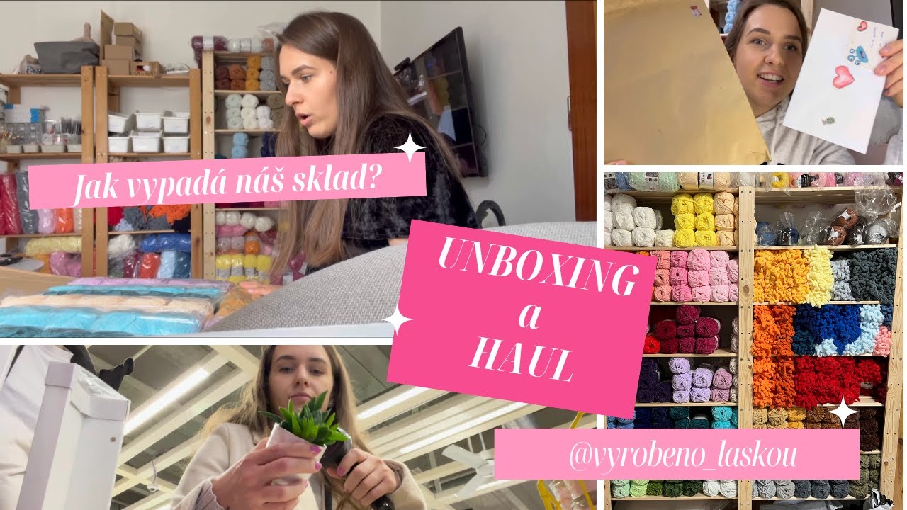 Jak vypadá naše dílna/sklad? 📦 + UNBOXING vašich balíčků 🎁 🌸 NASKLADNĚNÍ 🌸