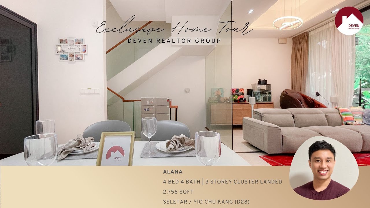 Alana 3 storey Cluster Landed Home Tour (D28)