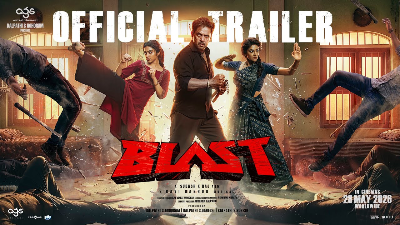 Blast - Trailer | Arjun, Preity Mukundhan, Abhirami | Ravi Basrur | Subash K Raj | AGS Entertainment