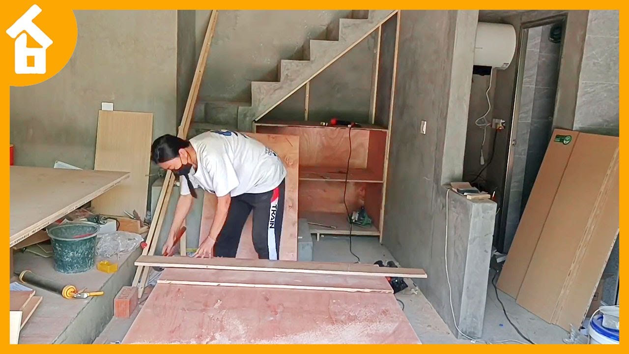 Genius girl and dad renovate old house, Work hard to build kitchen and garden ▶ 2
