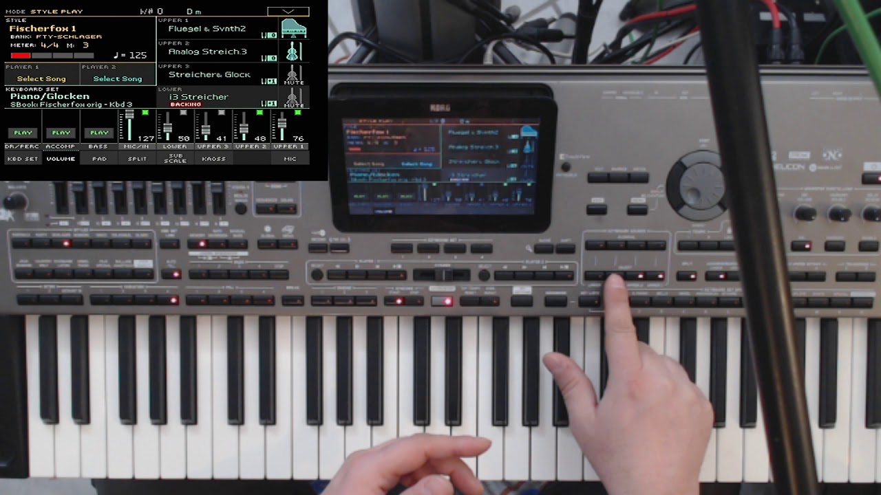 Korg Pa4X/1000/700 Style revoicen abmischen Sounds tauschen