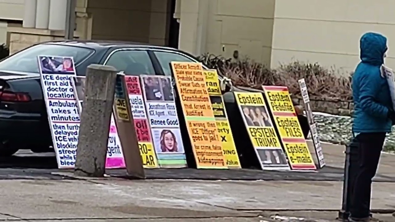 Rally La Crosse Jan 11, 2026 Renee Good Rest In Peace 