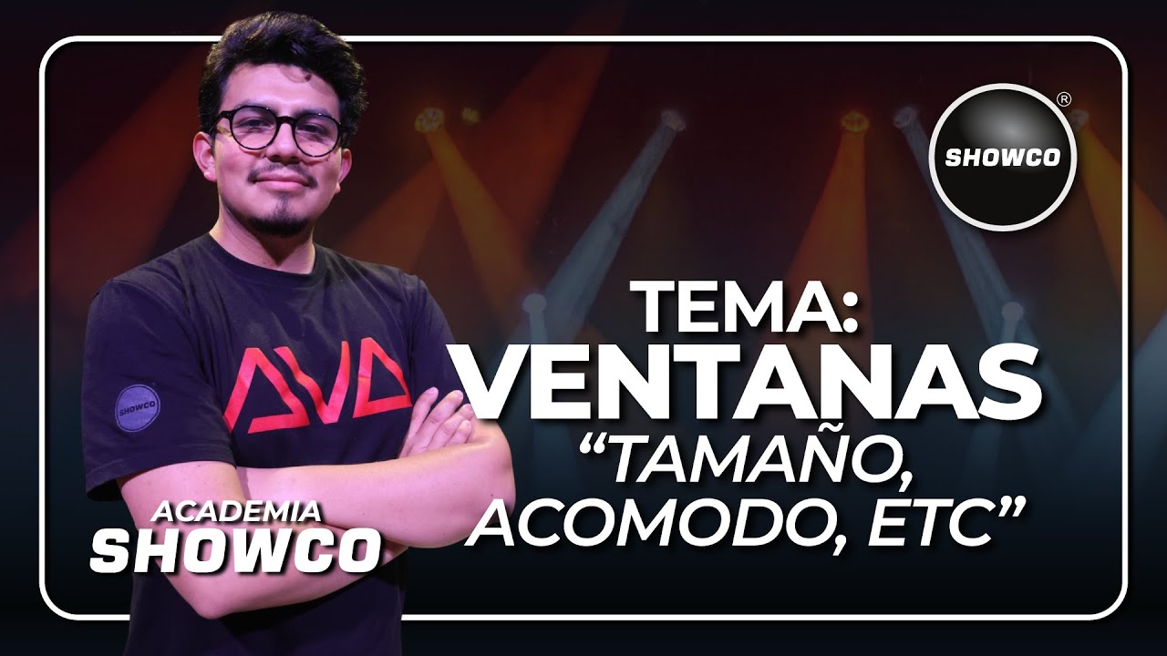Ventanas (Tamaño, acomodo, etc) en Titan Avolites con la V18