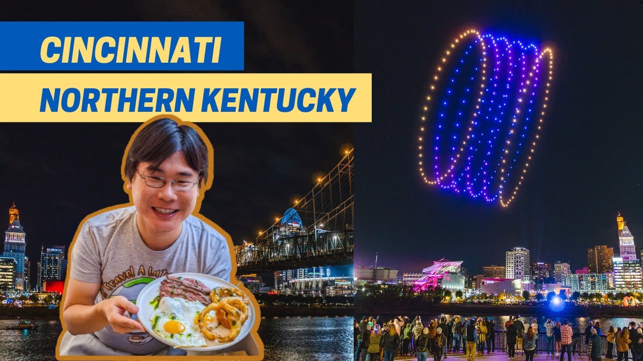 Cincy Region 4 Day Trip! BLINK, Food, Travel in Cincinnati & Northern Kentucky! Travelling Foodie