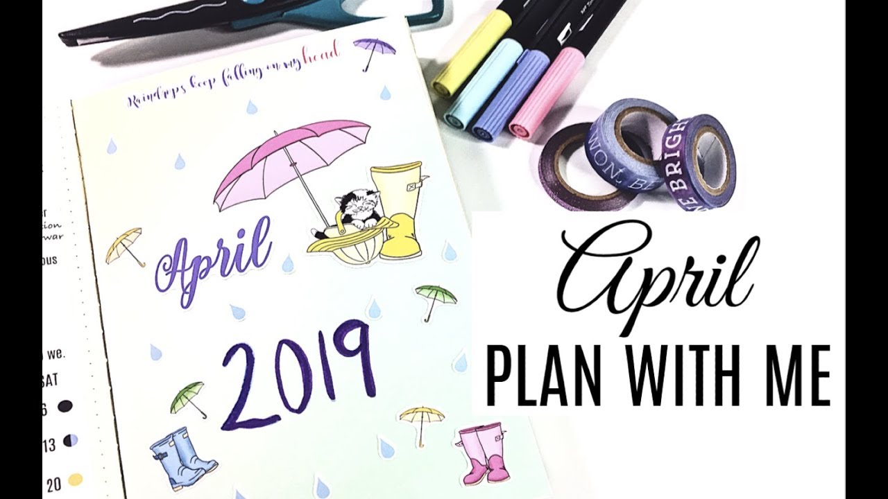 Bullet Journal Setup April 2019 || PLAN WITH ME