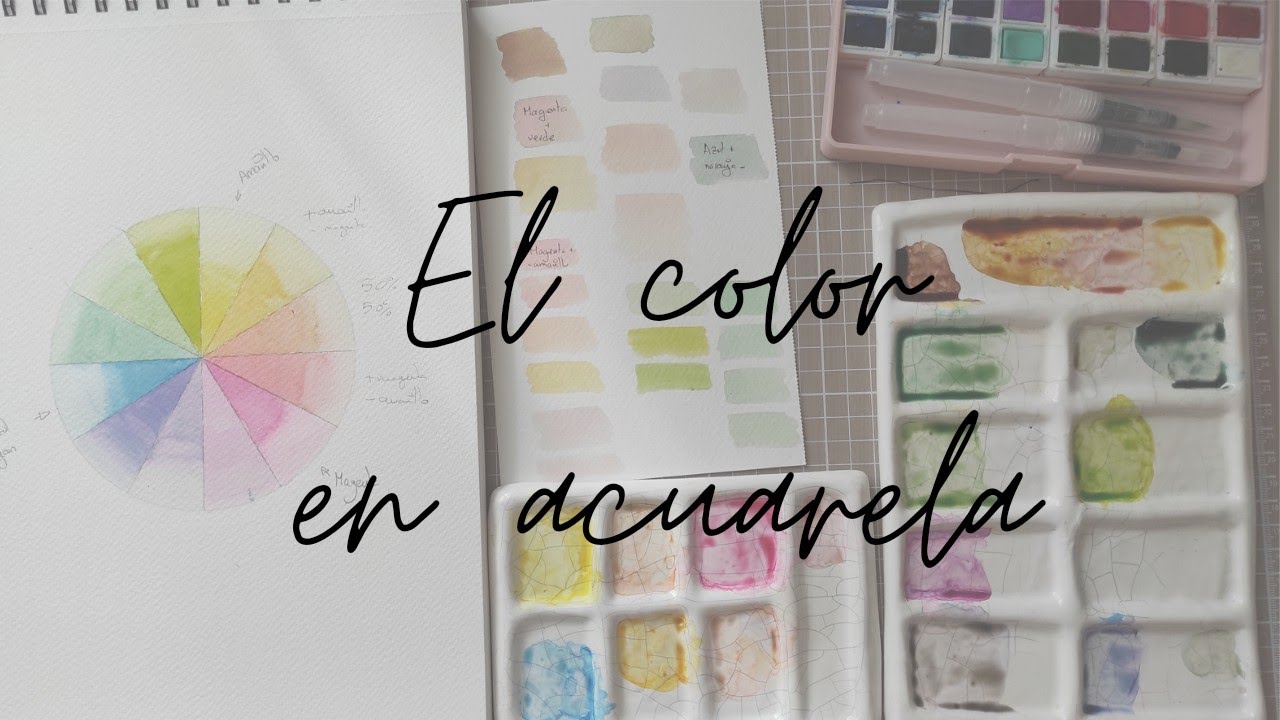 CÓMO MEZCLAR COLORES CON ACUARELAS. NOCIONES BÁSICAS SOBRE EL COLOR.