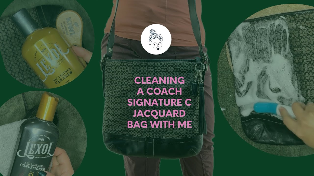 Cleaning A Coach Signature C Jacquard Bag