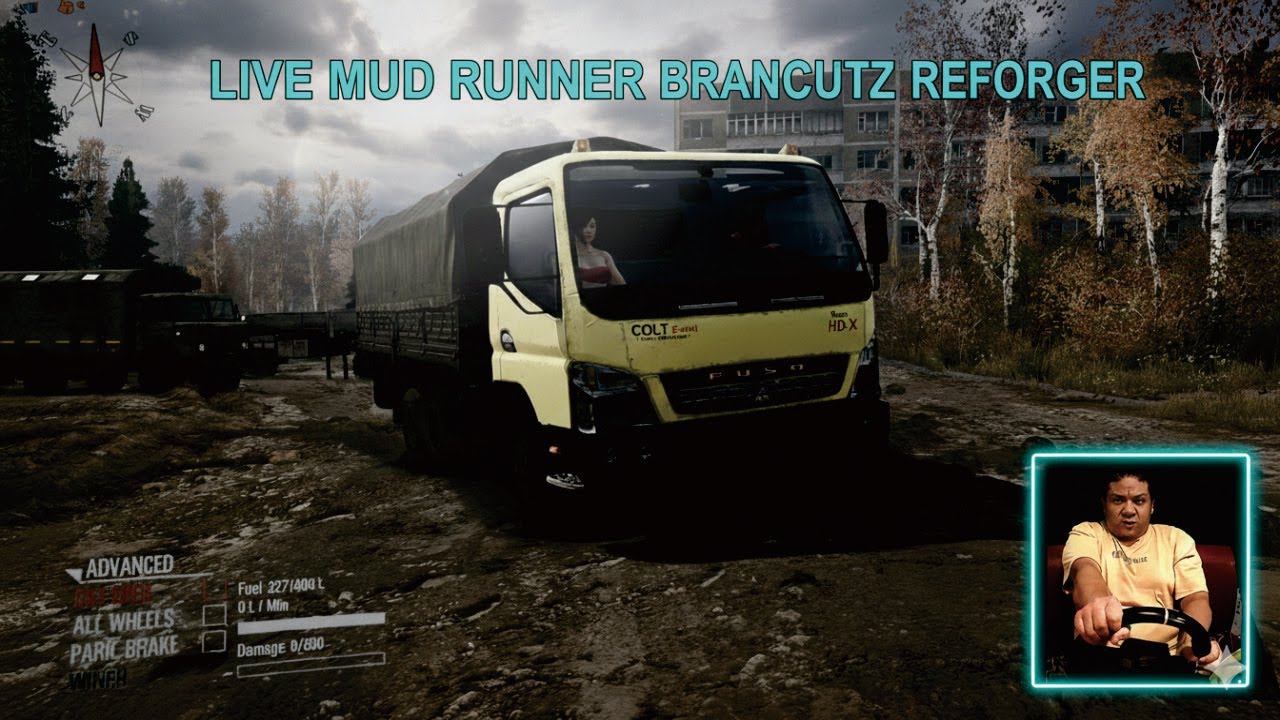 MudRunner Indonesia Map level 111 Part 1:Narik Log Pakai Truk Fuso Mod Indonesia | BraNcutz Reforger