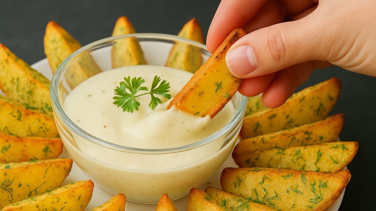 👉 Kartoffeln nach Bauernart im Ofen + Käsesauce\ Farmer-style baked potatoes + cheese sauce