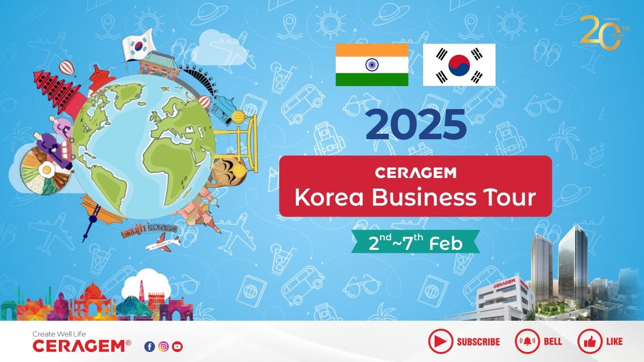 Ceragem Korea Business Tour (2nd - 7th Feb 2025) | Ceragem India