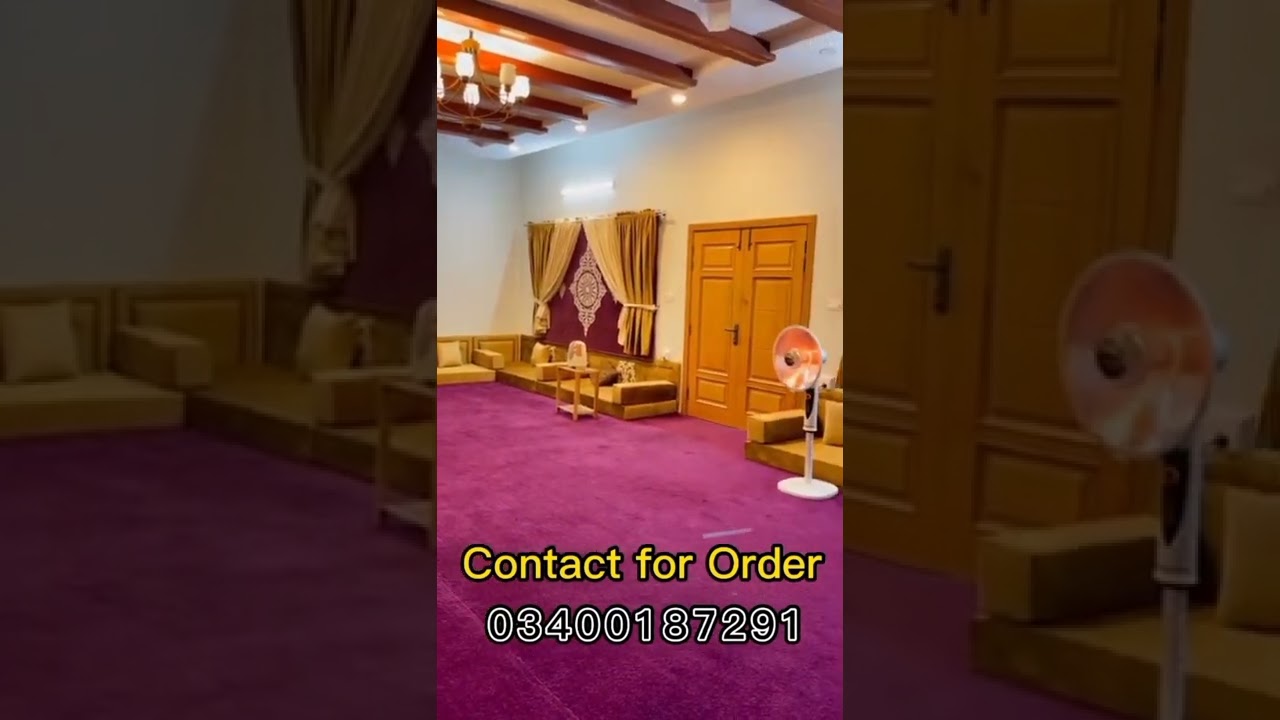 Arabic Majlis Hujra System Sofa Style Majlis Contact for order #arabic #majlis #fortnite
