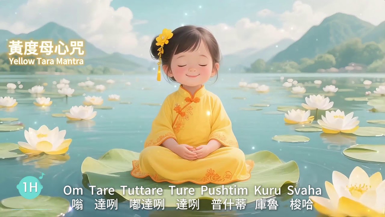 《黃度母心咒》💛  財神母的慈光祝福，智慧與福報的無盡灌頂，身心與財富的雙重覺醒 🎧 11小時｜Yellow Tara Mantra