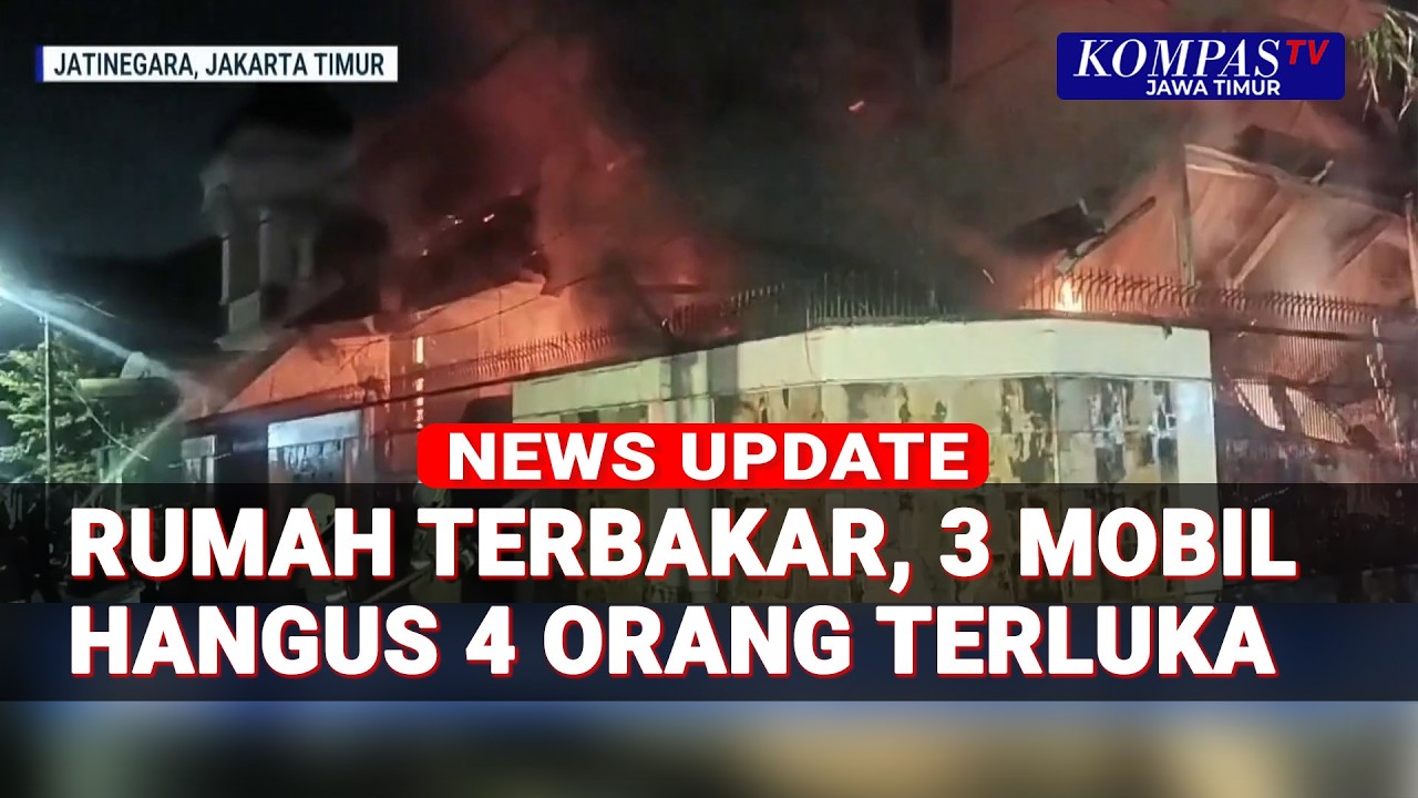 Rumah di Jatinegara Terbakar, 4 Orang Luka saat Selamatkan Diri