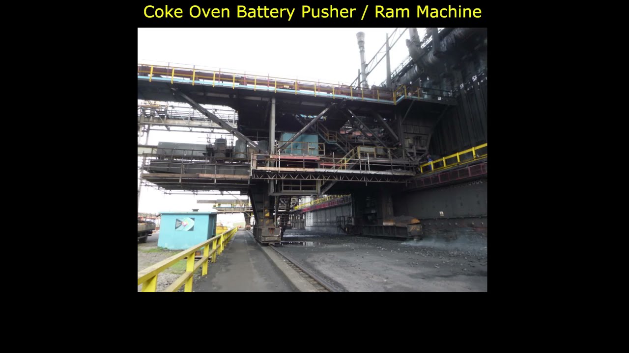 Coke oven pusher machine | Coke oven ram machine #shorts
