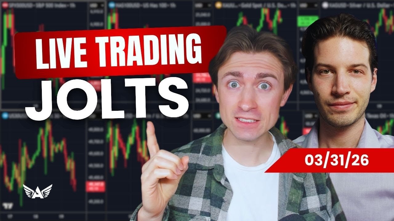 LIVE JOLTS Trading Gold, Nasdaq, Forex | A1 Trading Show