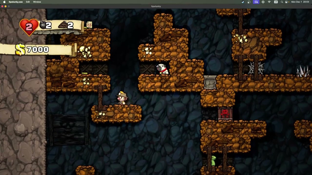 Spelunky HD Daily 1 | SpuDoesDailies |  2025-12-01